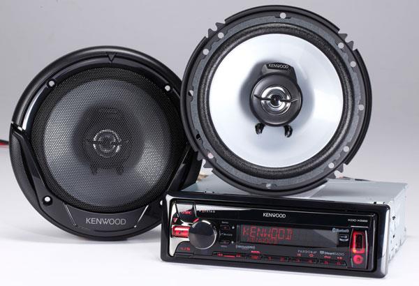 Kenwood KFC-1665S speakers and KDC-X599 CD receiver